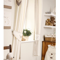 Bed-e-byes Curtains Lined Tab Top With Tie Backs-bramble & Smudge Picture