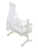 Saplings Little Angels Swing Crib White Picture